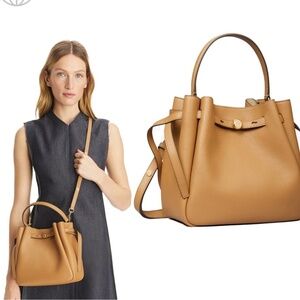 Tory Burch Women's Brown Romy Bucket Bag